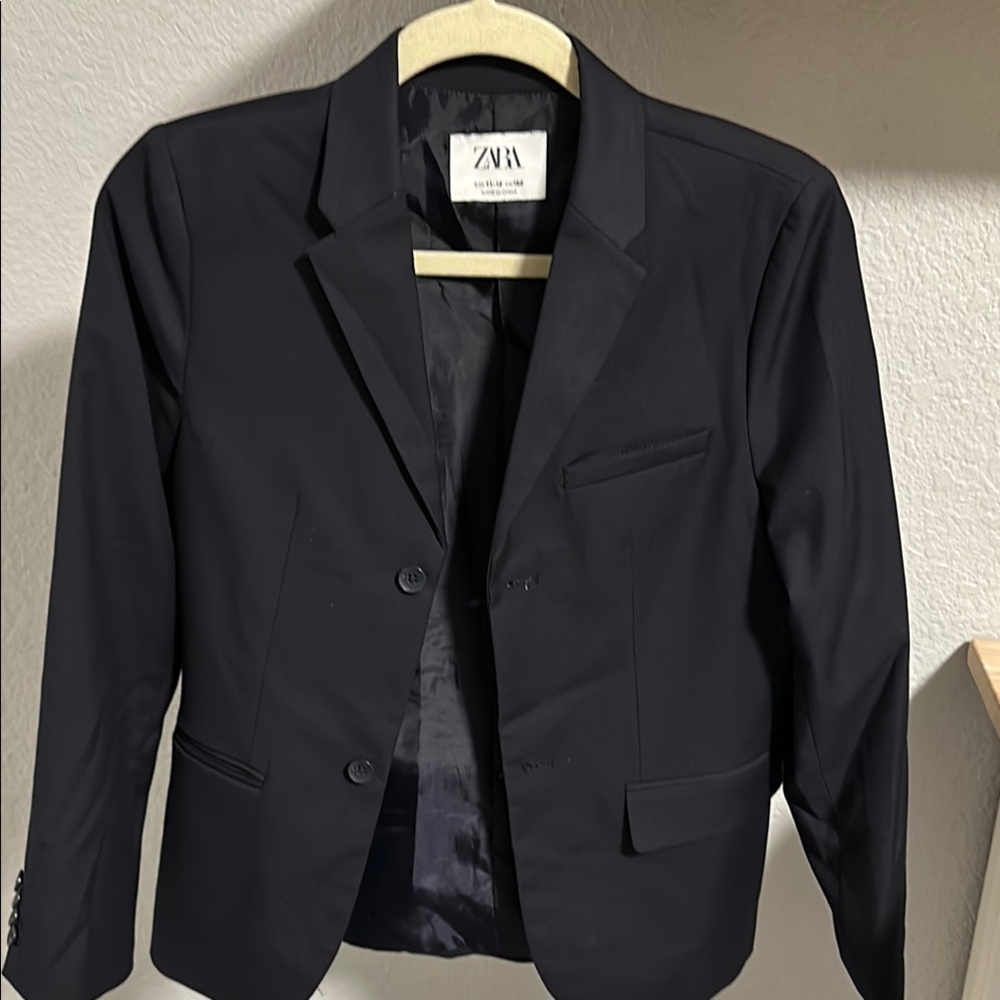 Zara Black Sport Coat Classic Tailoring